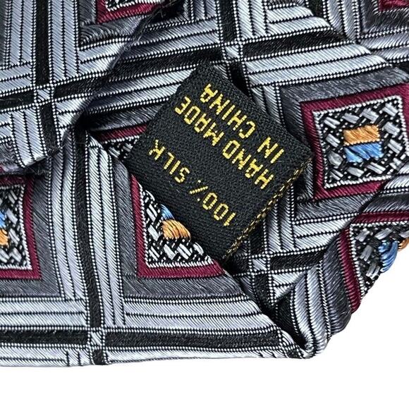 Jos A Bank Joseph Signature Gold Mens Neck Tie Necktie 100% Silk 4" - Picture 14 of 16